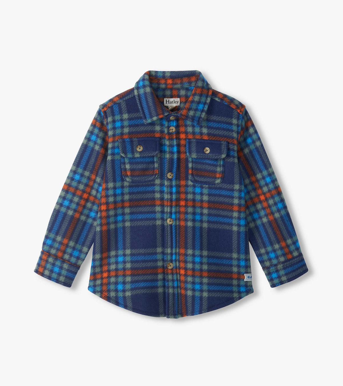 Hatley HW26 Varsity Plaid Fleece Buttondown
