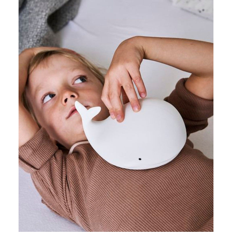 Rabbit & Friends Whale with Remote Control Silicone Lamp